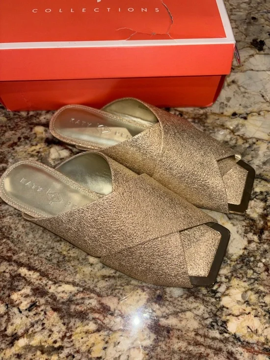 Katy Perry Checked In Slides Nib - Picture 3 of 9